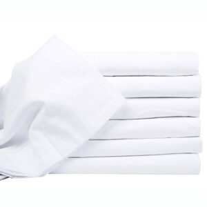 Health Medics Poly/Cotton Flat Sheet - White